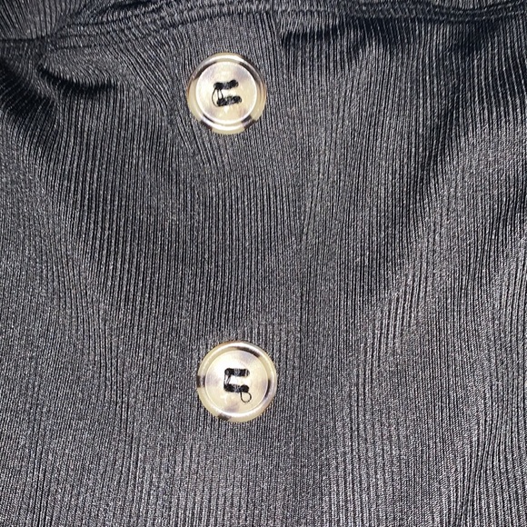 Black Tank w/ Buttons - Picture 4 of 4